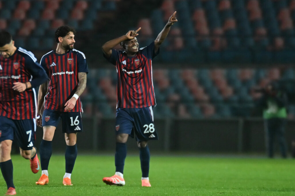 Christian Kouan esulta