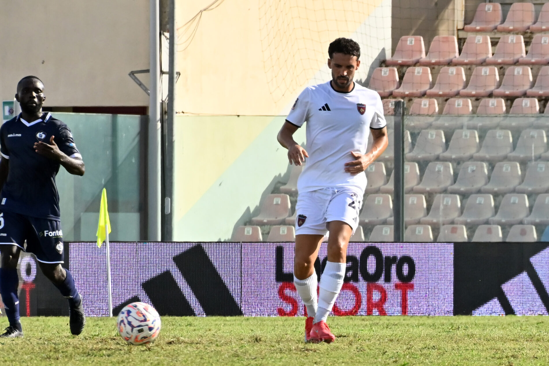 Riccardo Palmieri in azione durante Cosenza-Cavese
