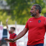 Cascia, ITALY - JULY 23: Davide Dionigi during the friendly match between Benevento and Cosenza at stadium on July 23, 2022 in Cascia, Italy.