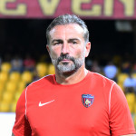 Benevento , ITALY - August 14 : Davide Dionigi during the Italian Serie B Championship 2022-2023 between Benevento and Cosenza on August 14, 2022 in Stadio Oreste Vigorito in Benevento , Italy.