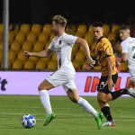 Benevento , ITALY - August 14 : Cristian D'Urso during the Italian Serie B Championship 2022-2023 between Benevento and Cosenza on August 14, 2022 in Stadio Oreste Vigorito in Benevento , Italy.