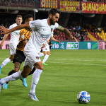 Benevento , ITALY - August 14 : Joaquin Larrivey during the Italian Serie B Championship 2022-2023 between Benevento and Cosenza on August 14, 2022 in Stadio Oreste Vigorito in Benevento , Italy.
