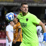 Benevento , ITALY - August 14 : Kristian Matosevic during the Italian Serie B Championship 2022-2023 between Benevento and Cosenza on August 14, 2022 in Stadio Oreste Vigorito in Benevento , Italy.