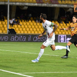 Benevento , ITALY - August 14 : Joaquin Larrivey during the Italian Serie B Championship 2022-2023 between Benevento and Cosenza on August 14, 2022 in Stadio Oreste Vigorito in Benevento , Italy.