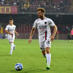 Benevento , ITALY - August 14 : Cristian D'Urso during the Italian Serie B Championship 2022-2023 between Benevento and Cosenza on August 14, 2022 in Stadio Oreste Vigorito in Benevento , Italy.