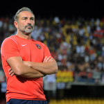Benevento , ITALY - August 14 : Davide Dionigi during the Italian Serie B Championship 2022-2023 between Benevento and Cosenza on August 14, 2022 in Stadio Oreste Vigorito in Benevento , Italy.