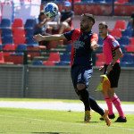 Cosenza 09/09/2022: Brignola durante la partita del campionato Serie B 2022-2023 5' Giornata Cosenza Vs Bari allo Stadio San Vito-Gigi Marulla di Cosenza