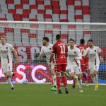 Rispoli festa dopo gol 1-1