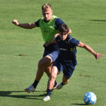 Stadio San Vito-Gigi Marulla
Allenamento Cosenza seduta porta aperta
Nella foto: Mateusz Praszelik e Aldo Florenzi