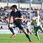 Michael Venturi and Joel Pohjanpalo during SERIE BKT 2024/25 match between Cosenza Calcio and Palermo FC at Gigi Marulla Stadium on February 23, 2025 in Cosenza, Italy