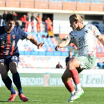 COSENZA, ITALY - FEBRUARY 23: Joel Pohjanpalo during SERIE BKT 2024/25 match between Cosenza Calcio and Palermo FC at Gigi Marulla Stadium on February 23, 2025 in Cosenza, Italy