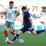 COSENZA, ITALY - FEBRUARY 23: Jacopo Segre and Giacomo Ricci during SERIE BKT 2024/25 match between Cosenza Calcio and Palermo FC at Gigi Marulla Stadium on February 23, 2025 in Cosenza, Italy