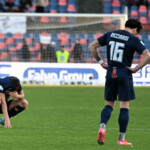 COSENZA, ITALY - FEBRUARY 23: Delusion Cosenza during SERIE BKT 2024/25 match between Cosenza Calcio and Palermo FC at Gigi Marulla Stadium on February 23, 2025 in Cosenza, Italy