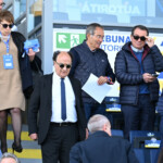 Eugenio Guarascio con Rita Scalise during the Italian Serie B match between Frosinone and Cosenza at Benito Stirpe Stadium on April, 5 2025 in Frosinone, Italy