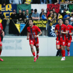 Andrea Rizzo Pinna celebrate during the Italian Serie B match between Frosinone and Cosenza at Benito Stirpe Stadium on April, 5 2025 in Frosinone, Italy