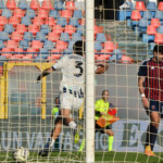 Federico Simonetto celebrate during the Italian Serie C match between Cosenza Calcio Vs Atalanta Under 23 at Gigi Marulla Stadium