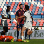 Federico Simonetto celebrate during the Italian Serie C match between Cosenza Calcio Vs Atalanta Under 23 at Gigi Marulla Stadium